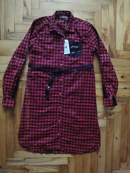 Платье рубашка на девочку 152-158 рост