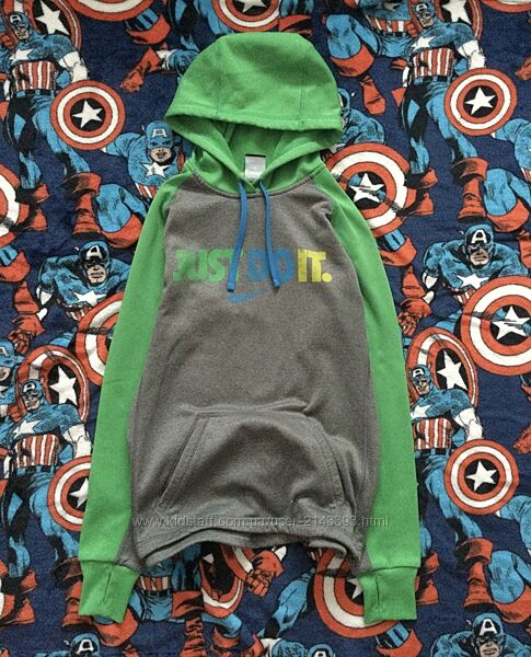 Nike. Оригінал утеплене Худі на флісі розм S толстовка з капюшоном, Унісекс