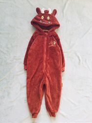 1-2 рок. NEXT Флісовий кігурумі, піжама Монстрик Домашній комплект. Супер -