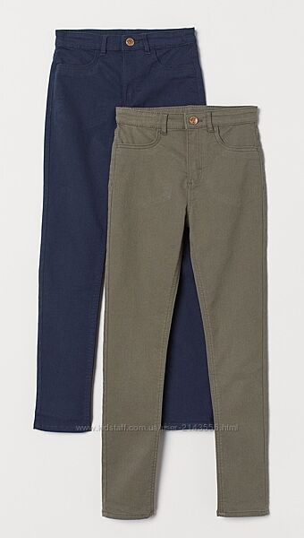 Сині брюки H&M для дівчинки р. 12-13 років.