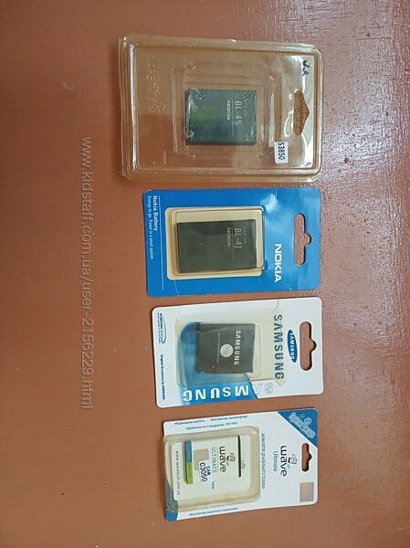 Батареї до кнопочних телефонів Nokia, Samsung