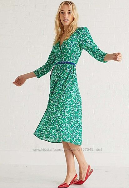 Плаття сукня міді на запах Oliver bonas 