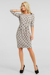 Стильное модное трикотажное платье