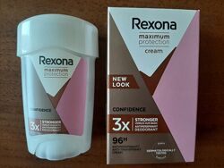Кремовий дезодоран антиперспірант rexona max protection Confidence  рексона