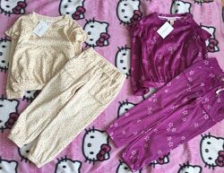 5-6 р cat&Jack Брендовий велюровий костюм, мякенький, на манжетах новий з 