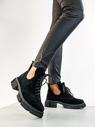 Черевики Розпродаж укорочені із натуральної замші