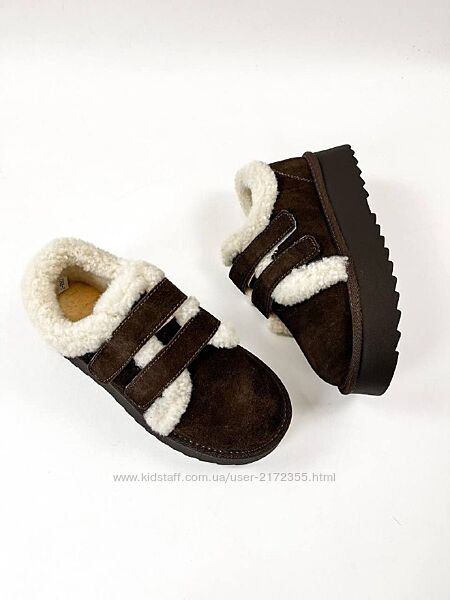 Трендові уггі утеплені на липучках