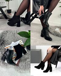 Стильні жіночі ботильйони на флісі