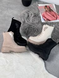 Стильні черевики зима оригінальний дизайн