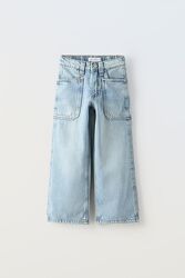 вільні струмуюючі джинси, джинсові штани Zara, свободные джинсы брюки Зара 