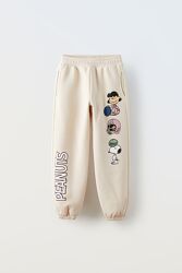 плюшеві спортивні штани джогери Snoopy Снупі Zara, спортивные штаны брюки