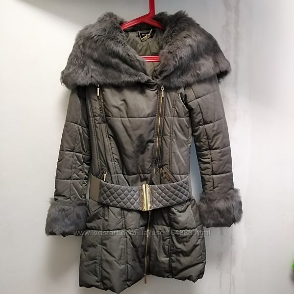  Шикарная куртка Roberta Biagi Италия с натуральным мехом. , размер S 