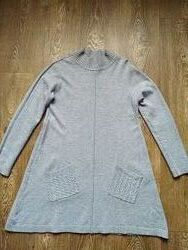 Платье-туника вязаное, на 12-16лет