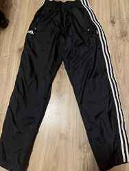 Штани спортивні Adidas з плащівки для підлітка на зріст 170см