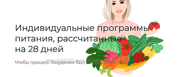 Индивидуальные программы питания. Шеф меню fit-menu