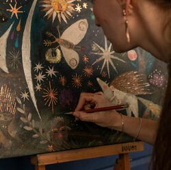 Картины акрилом как терапия для души Добрый акрил 2 Карина Киносьян