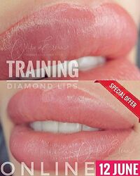 Онлаин МК перманентный макияж губ Diamonds Lips Елена Оника  