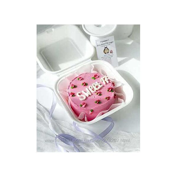 Гайд по Бенто-тортам Классический  Без сахара Николаева vsevmyke