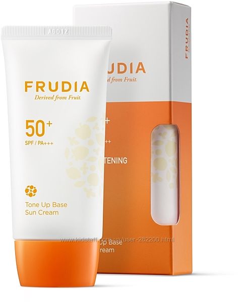 Сонцезахисний крем і основа під макіяж Frudia Tone Up Base Sun Cream SPF50