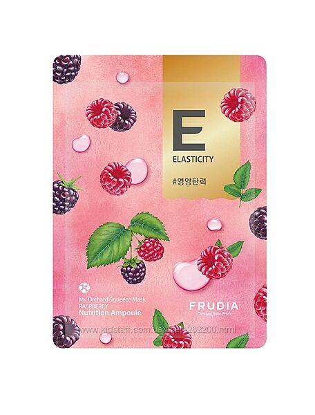 Тканинна маска для обличчя з малиною Frudia My Orchard Squeeze Mask Raspber