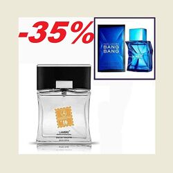 Акція чоловіча туалетна вода lambre 16 в дусі bang-bang  marc jacobs обсяг 
