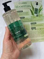 Шампунь щоденний luxe shampoo aloe vera lambre 400ml алое вера гель душ
