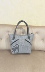 Акція. Жіноча сумка з фетру. Українське виробництво