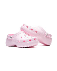 жіночі шльопанці crocs на платформі оригінал w8-w10