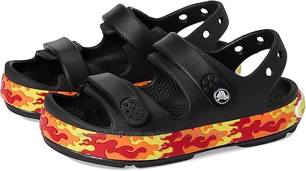 Дитячі сандалі Crocs Cruiser Flames Sandal оригінал c6-j3